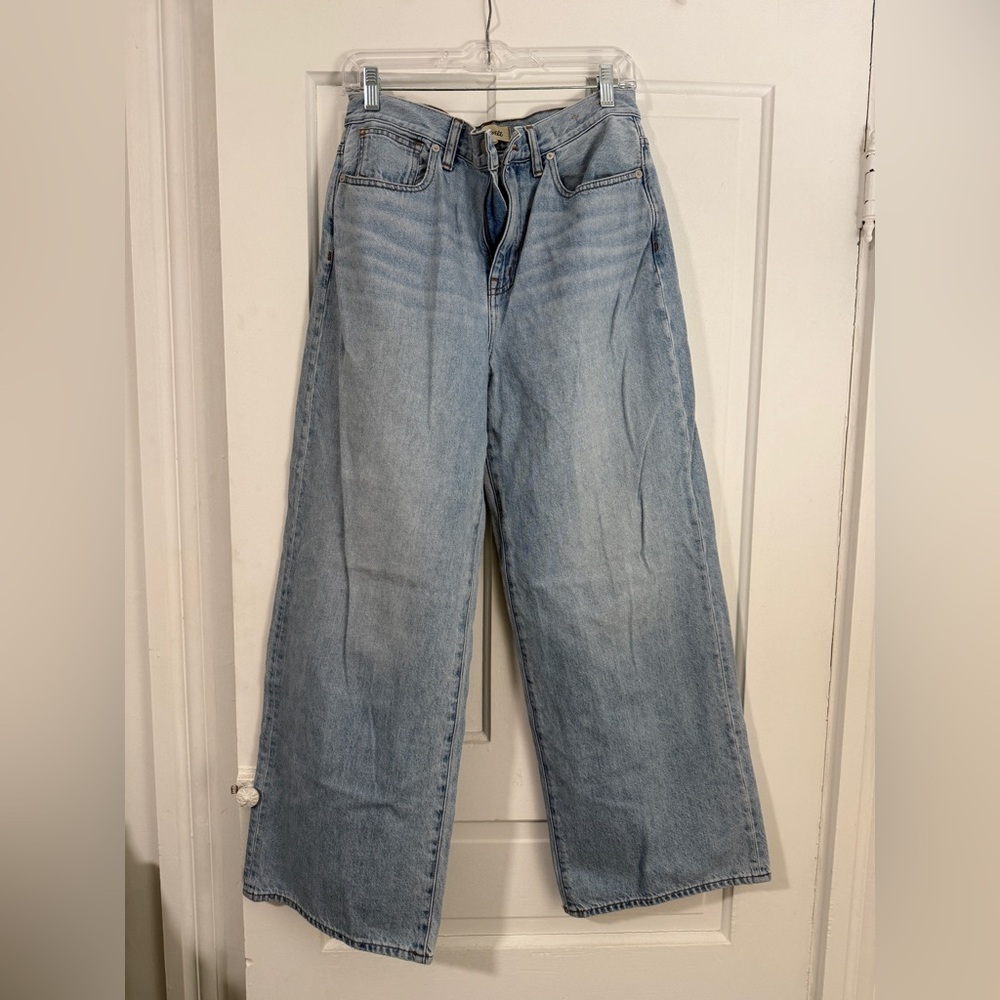 Madewell Light Blue Superwide-leg Jeans